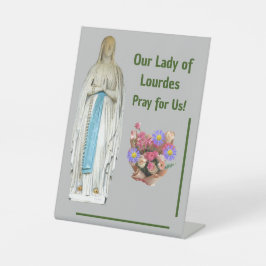 ルルドの我々の女性 台座サイン