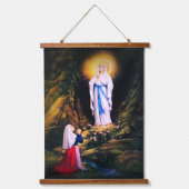 ルルドの我々の女性 吊り下げ型タペストリー (正面)