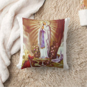 ルルドの聖母 クッション (ブランケット)