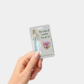 ルルドの聖母 バッジ (手持ち)