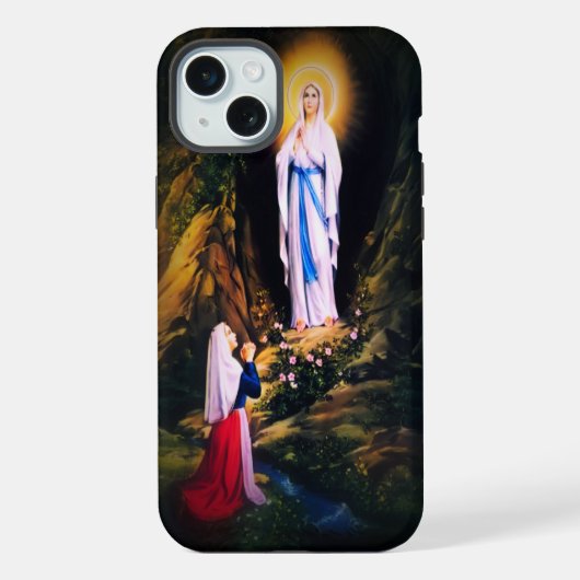 ルルドの聖母 iPhoneケース (裏面)