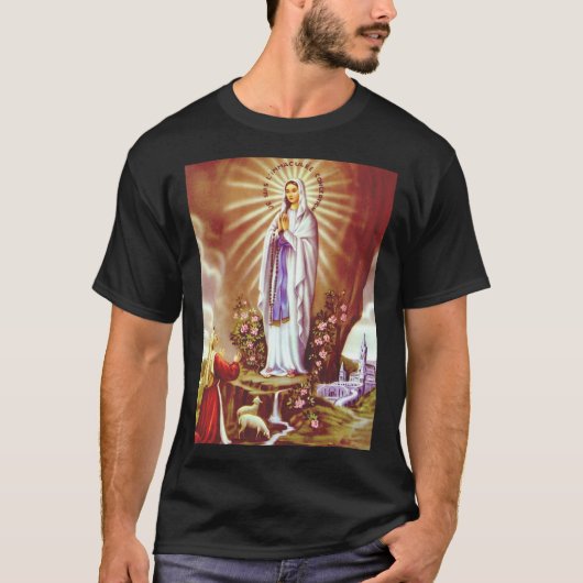 ルルドの聖母 Tシャツ (正面)