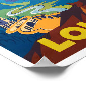 ルルドフランヴィンテージ旅行 ポスター (角)