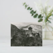 ルルド城、フランス ヴィンテージ ポストカード (スタンド正面)