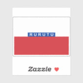 ルルーツ国旗 シール (シート)