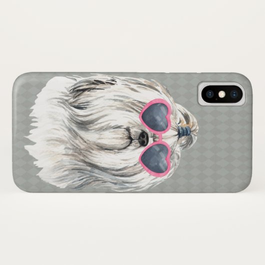 ルル・ザ・ラサ Case-Mate iPhoneケース (裏面(横))