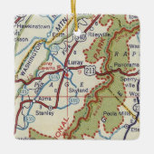 ルレイVAヴィンテージマップ セラミックオーナメント (正面)