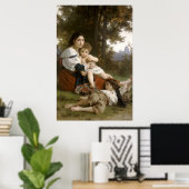 ルレポス（残りの部分）ウィリアム – アドルフブーゲロー ポスター (ホームオフィス)