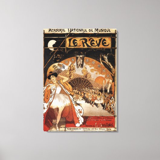 ルレヴバレエパフォーマンスオペラハウス キャンバスプリント (正面)