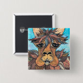 ルロアラマボタン 缶バッジ (正面&裏面)