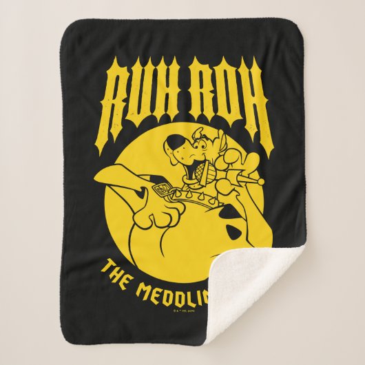 ルロスクービードゥーザメドリングキッズアイコン シェルパブランケット (正面)