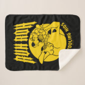 ルロスクービードゥーザメドリングキッズアイコン シェルパブランケット (正面(横))