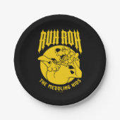 ルロスクービードゥーザメドリングキッズアイコン ペーパープレート (正面)