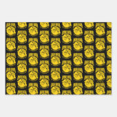 ルロスクービードゥーザメドリングキッズアイコン ラッピングペーパーシート (正面)