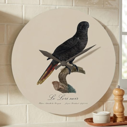 ルロリノワール ラージ壁時計