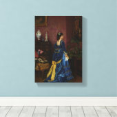 ルローブブルーバイトゥルモ威厳があるーシュ キャンバスプリント (インサイチュ (ウッドフロア))