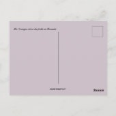 ルワンダのヴィルンガ山脈 ポストカード (裏面)