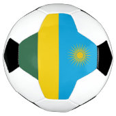 ルワンダの国旗 サッカーボール (回転)