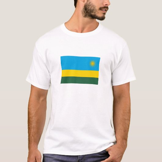 ルワンダの国旗 Tシャツ (正面)