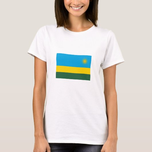 ルワンダの国旗 Tシャツ (正面)