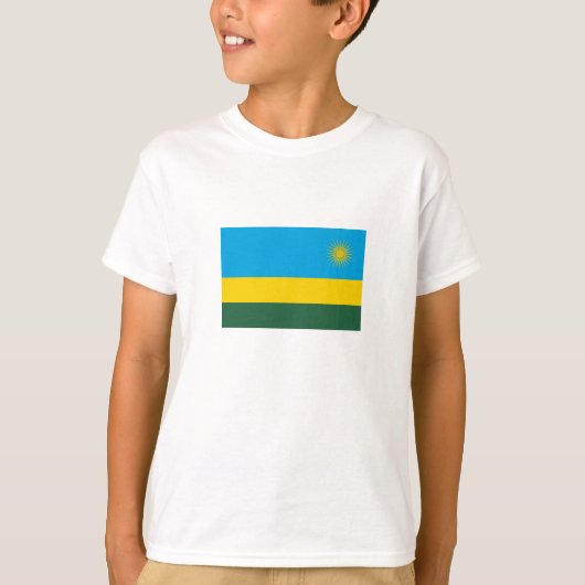 ルワンダの国旗 Tシャツ (正面)