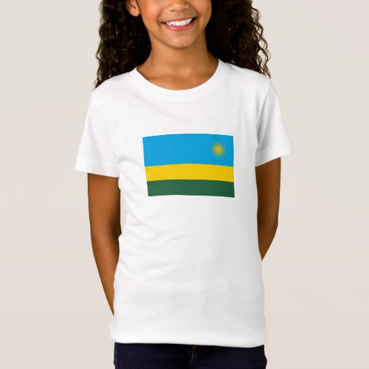 ルワンダの国旗 Tシャツ (正面)