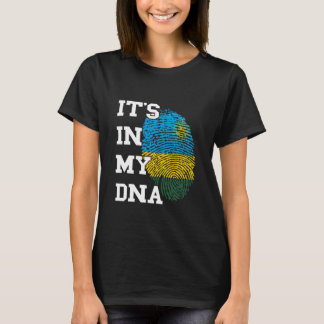 ルワンダの旗 私のDNAに刻まれたルワンダのルーツのサムネイル Tシャツ