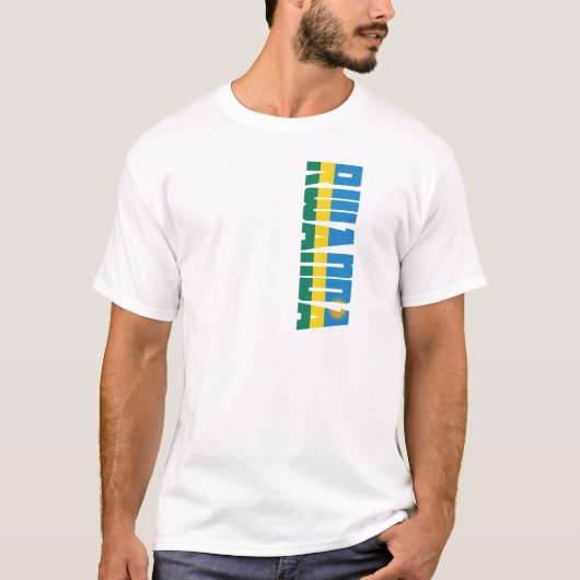 ルワンダの旗 Tシャツ (正面)