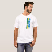 ルワンダの旗 Tシャツ (正面フル)