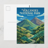 ルワンダの火山国立公園 ポストカード (正面/裏面)