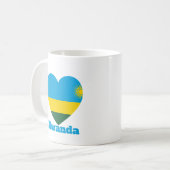 ルワンダハート国旗 コーヒーマグカップ (正面左)