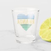 ルワンダルワンダハート ショットグラス (裏面)