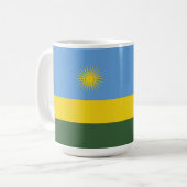 ルワンダ国旗 コーヒーマグカップ (正面左)