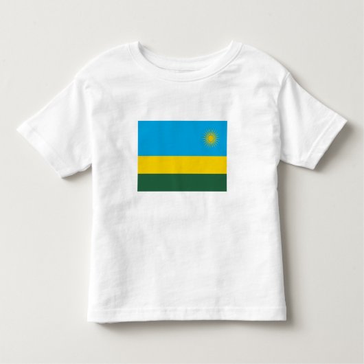 ルワンダ国旗 トドラーTシャツ (正面)