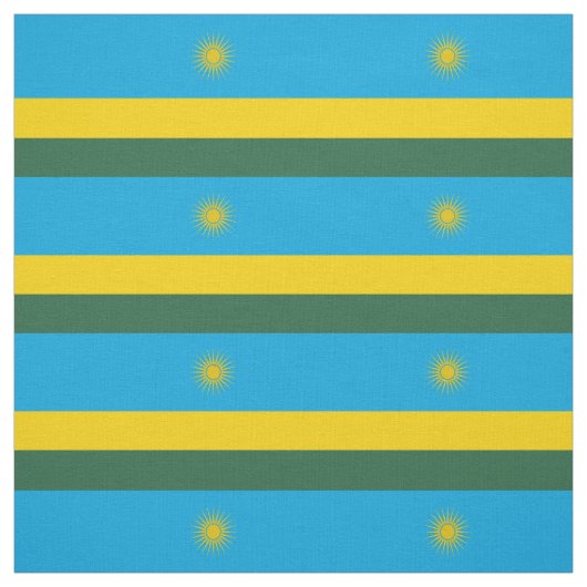 ルワンダ国旗 ファブリック (見本)