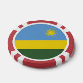 ルワンダ国旗 ポーカーチップ (シングル)