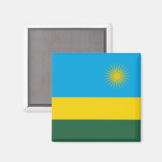 ルワンダ国旗 マグネット (正面/裏面)