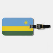 ルワンダ国旗 ラゲッジタグ (正面横)