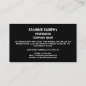 ルワンダ国旗、ルワンダ国旗 名刺 (裏面)