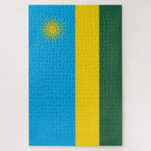 ルワンダ国旗（ルワンダ） （アフリカの国） ジグソーパズル (縦)