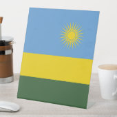 ルワンダ国旗 台座サイン (インサイチュ)