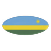 ルワンダ国旗 名札 (正面)