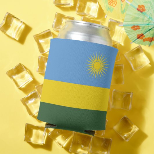ルワンダ国旗 缶クーラー (インサイチュ 夏)