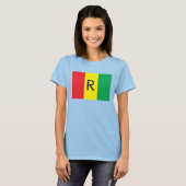 ルワンダ国旗(1962年)Tシャツ Tシャツ (正面フル)