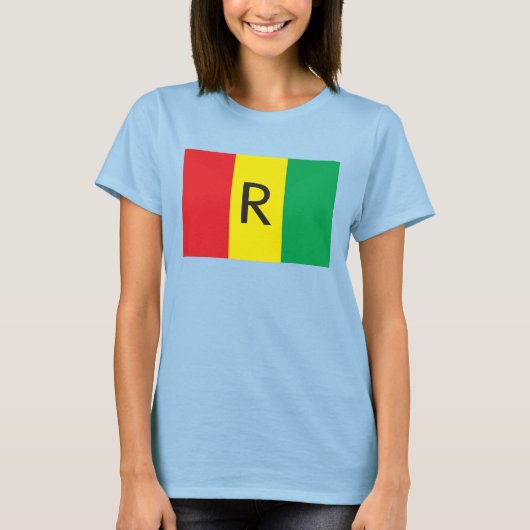 ルワンダ国旗(1962年)Tシャツ Tシャツ (正面)