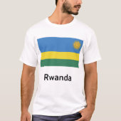 ルワンダ国旗 Tシャツ (正面)