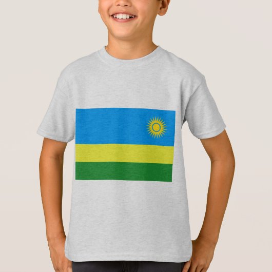 ルワンダ国旗 Tシャツ (正面)