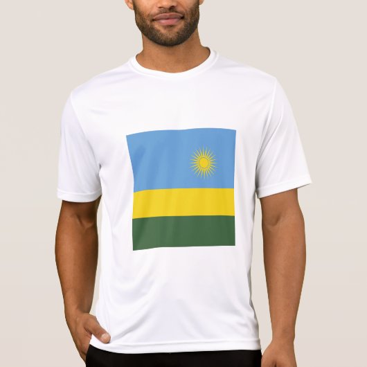 ルワンダ国旗 Tシャツ (正面)