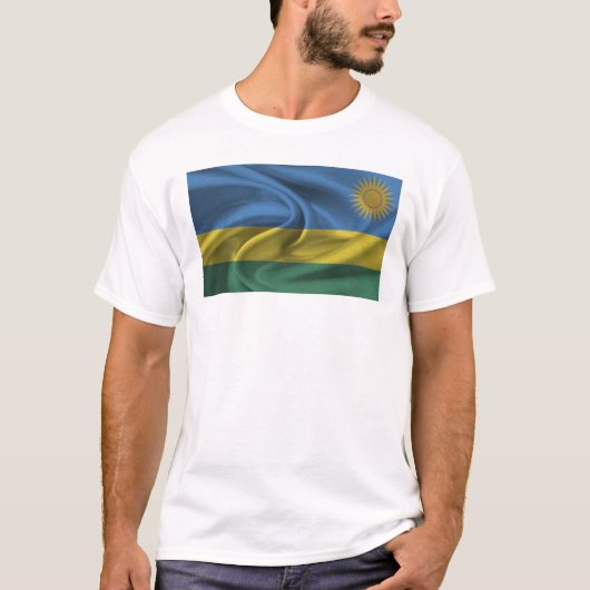 ルワンダ国旗 Tシャツ (正面)