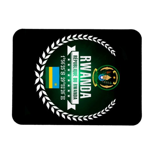 ルワンダ マグネット (横)